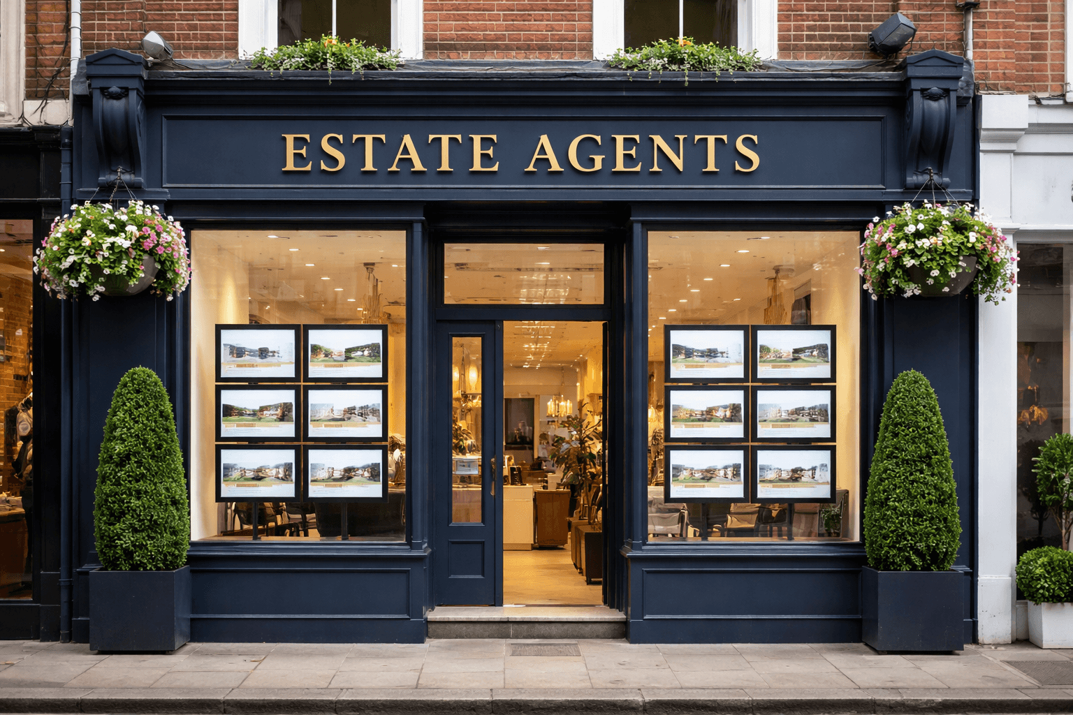 Estate agent office cleaning service in London